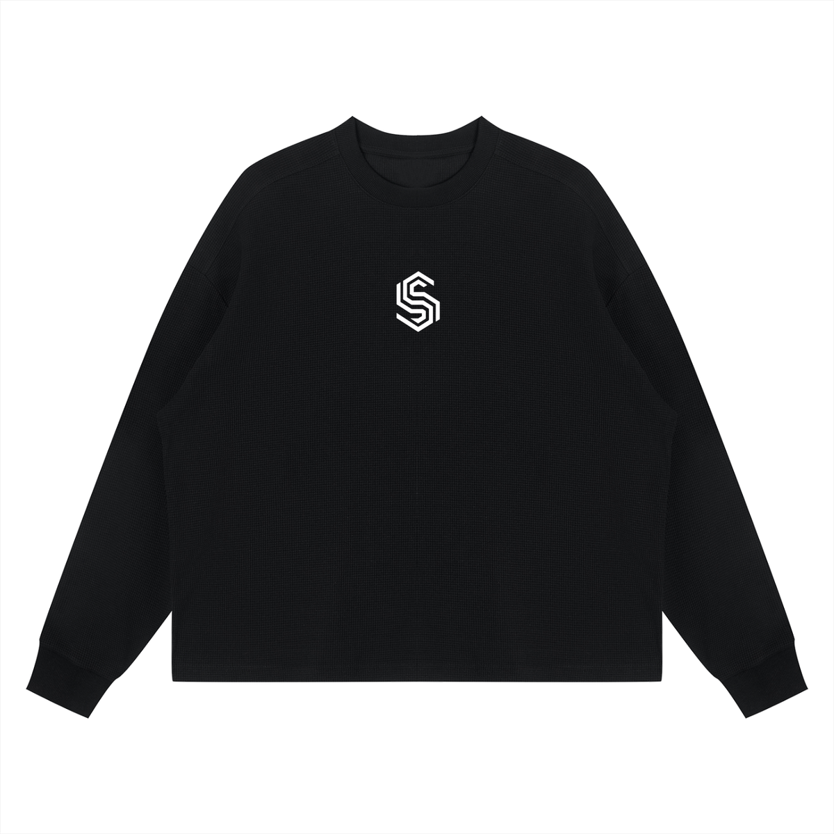 SUMS Waffle Boxy Long Sleeve T-Shirt
