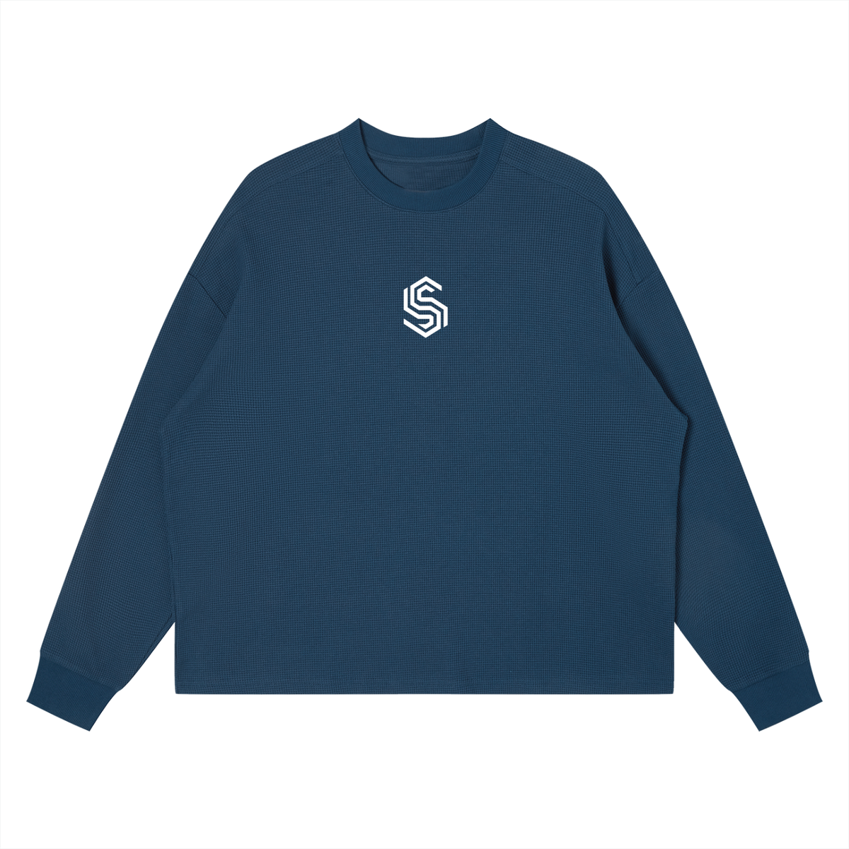SUMS Waffle Boxy Long Sleeve T-Shirt