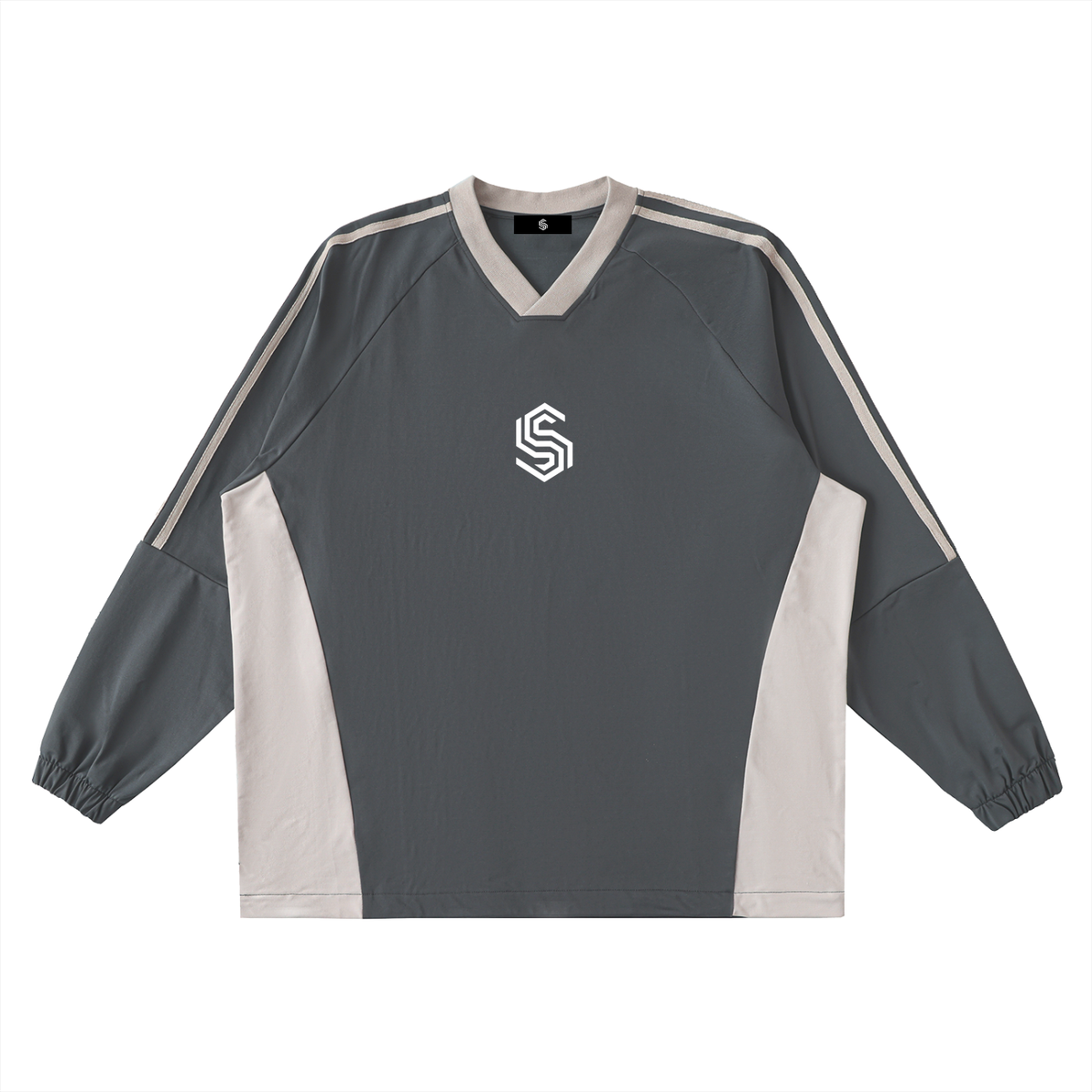 SUMS V-Neck Long-Sleeve T-Shirt
