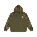 Unisex Camo-Splice Raglan Hoodie